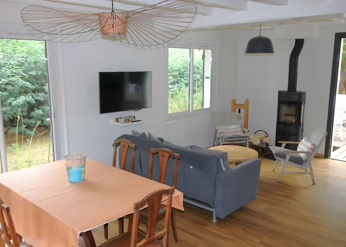 Renovee Avec Terrasses, Proche Foret - 8 Pers, Calme, Wifi Et Menage Inclus - Fr-1-736-7 Willa